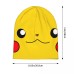 Wmpmz Fun Yellow Pikachu Bonnet – Soft and Playful Design for Adults, Ideal for Costume Parties and Daily Wear.